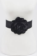 Delicate Beautiful Flower Plus Size Elastic Belt