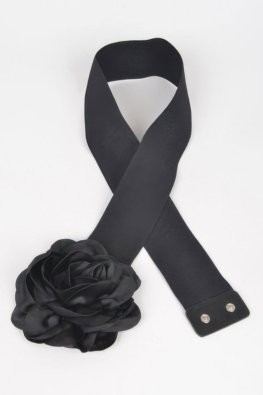Delicate Beautiful Flower Plus Size Elastic Belt