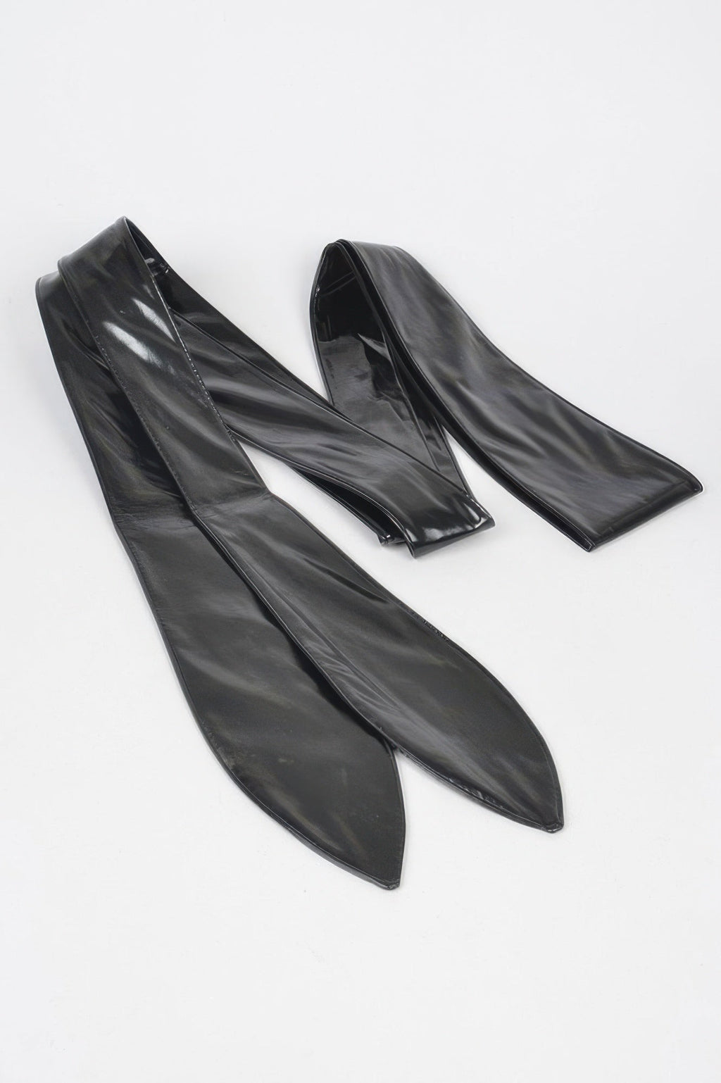 Tie Front Leather Belt
