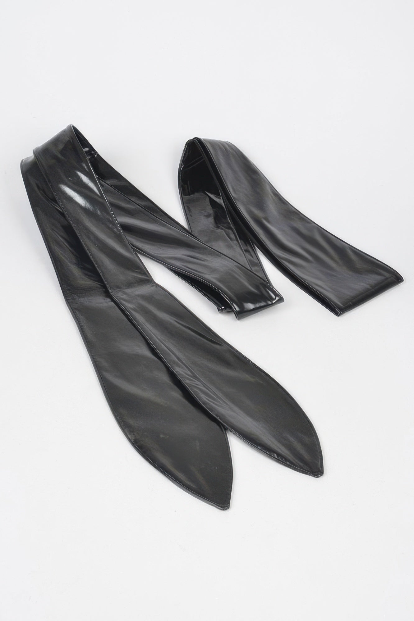 Tie Front Leather Belt