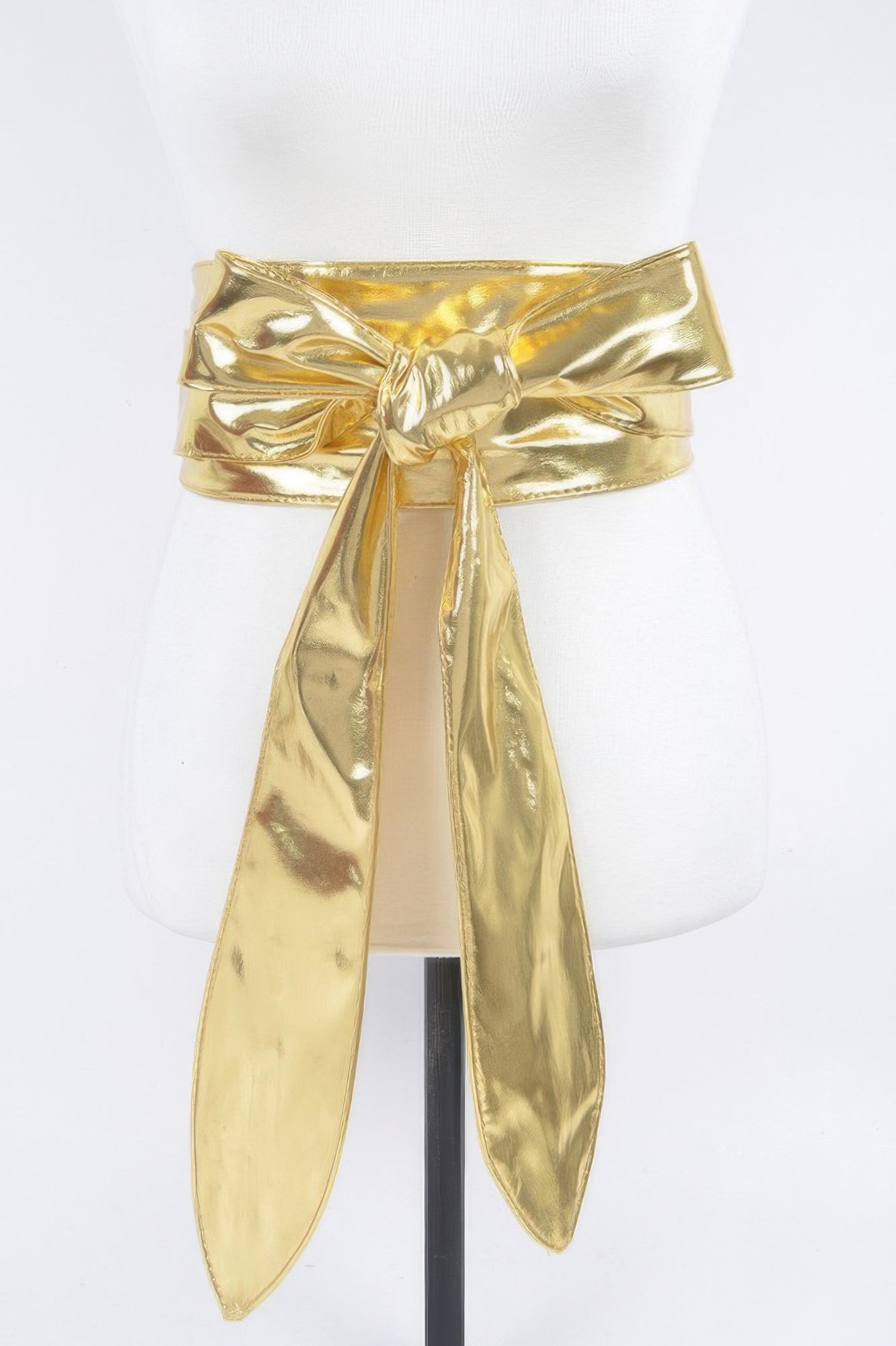 Tie Front Leather Belt