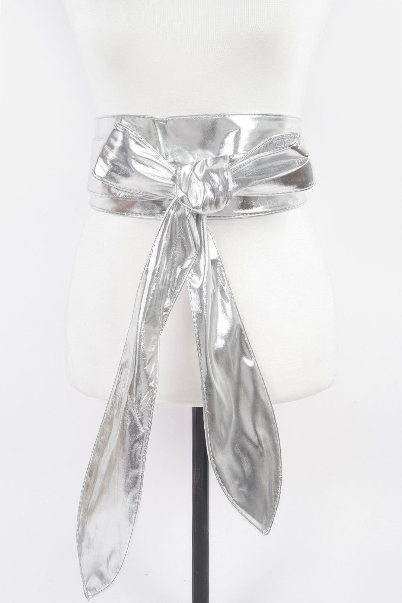 Tie Front Leather Belt