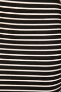 Women's Rib Knit Striped Bodycon Maxi Slip Dress