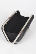 Satin Frame Party Clutch