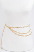 Stone Chain Layered Belt