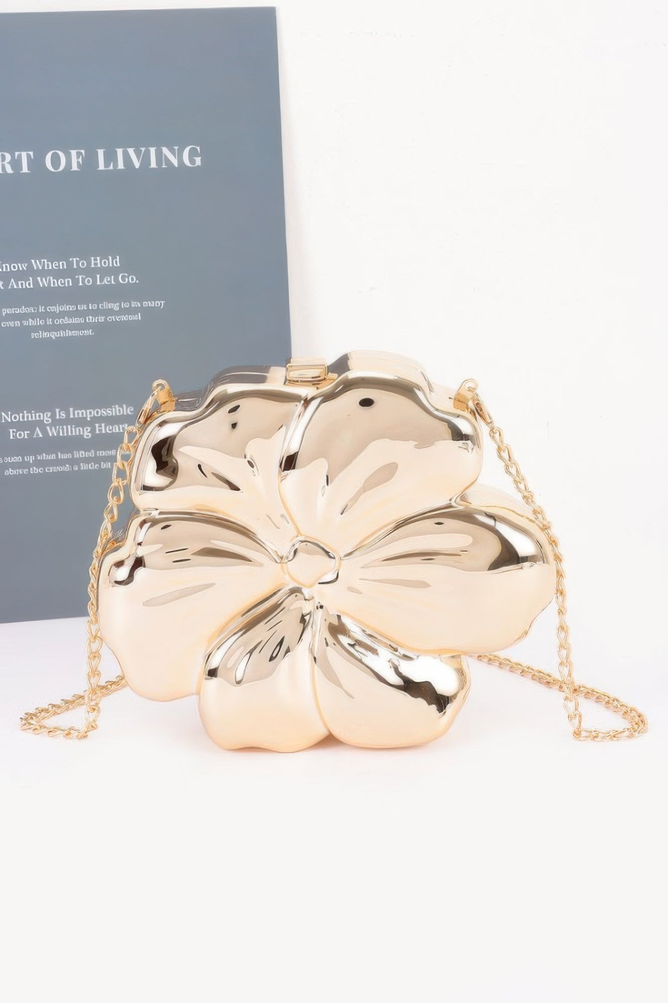 Metallic Acrylic Clutch