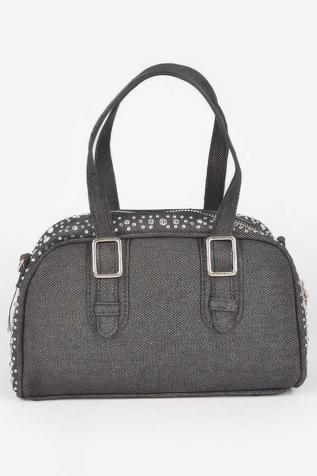 Denim Hot Fix Crossbody Bag