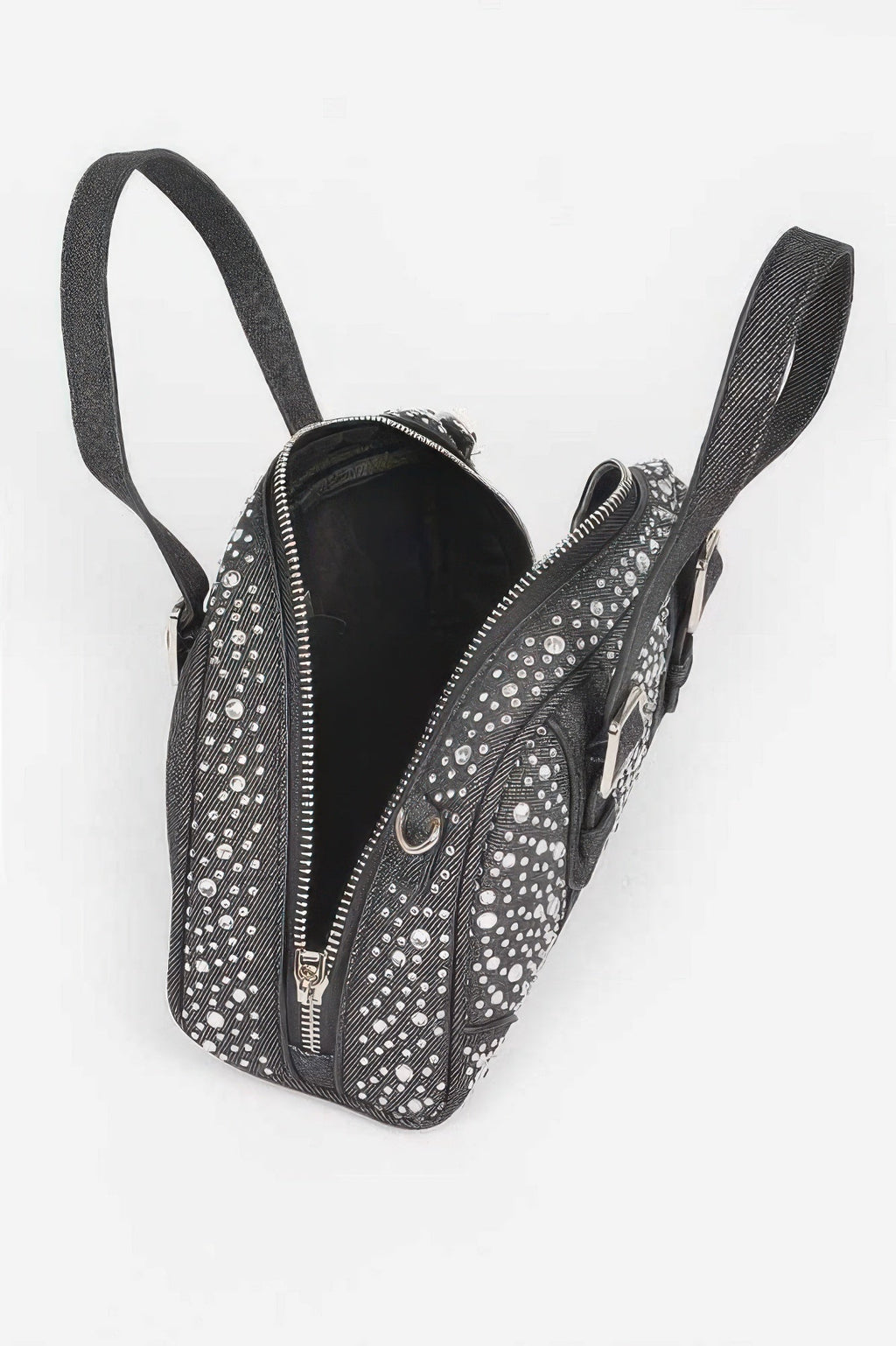 Denim Hot Fix Crossbody Bag