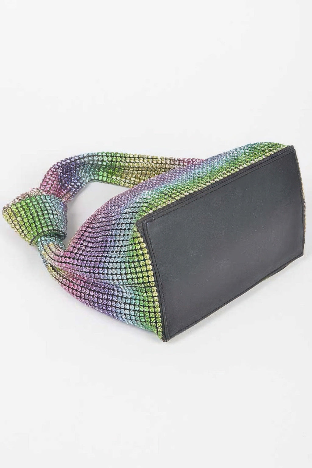 Rhinestone Shoulder Zip Bag