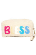 Faux Fur Bless Pouch W/wristlet