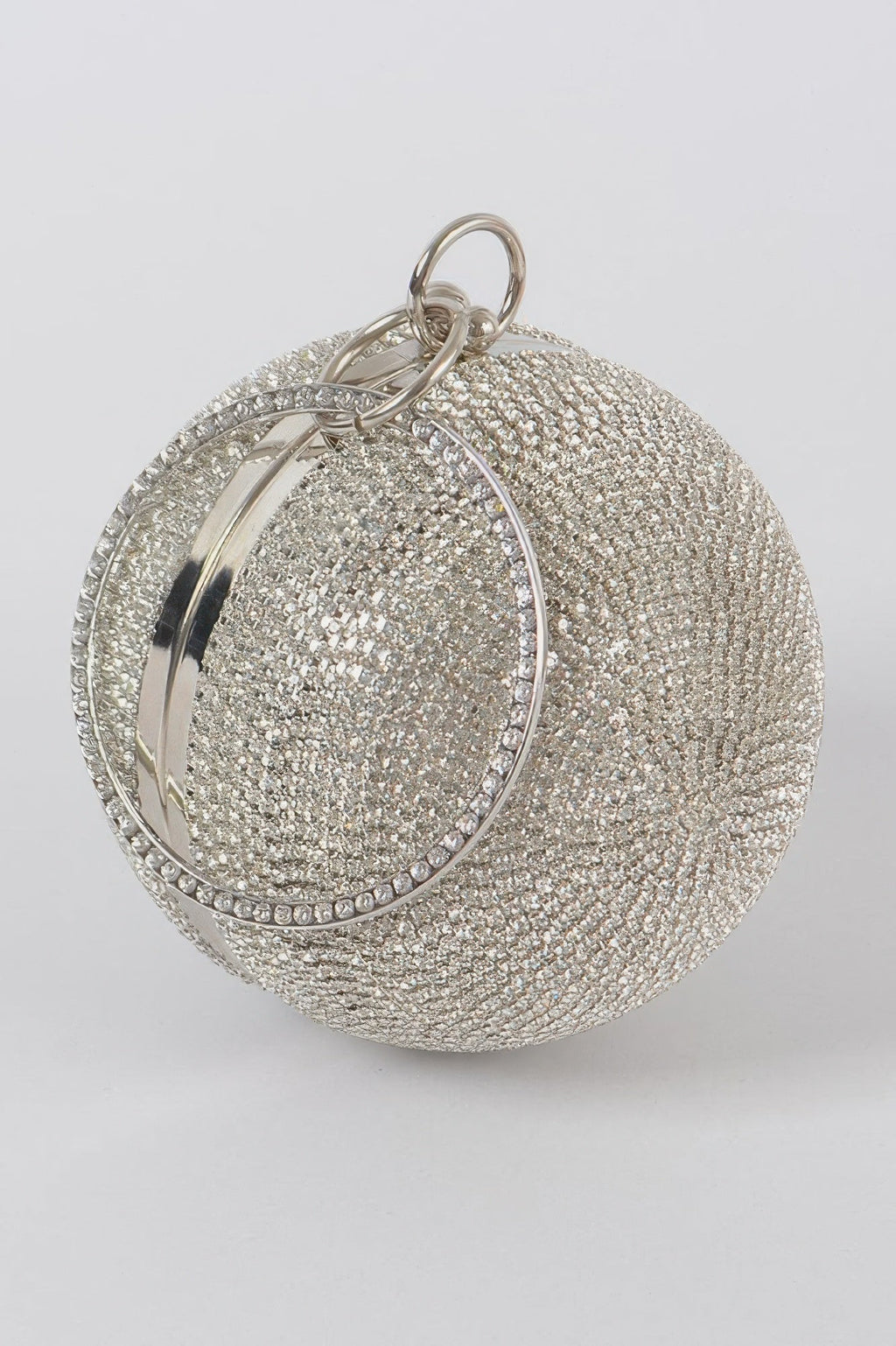 Rhinestone Ball Clutch