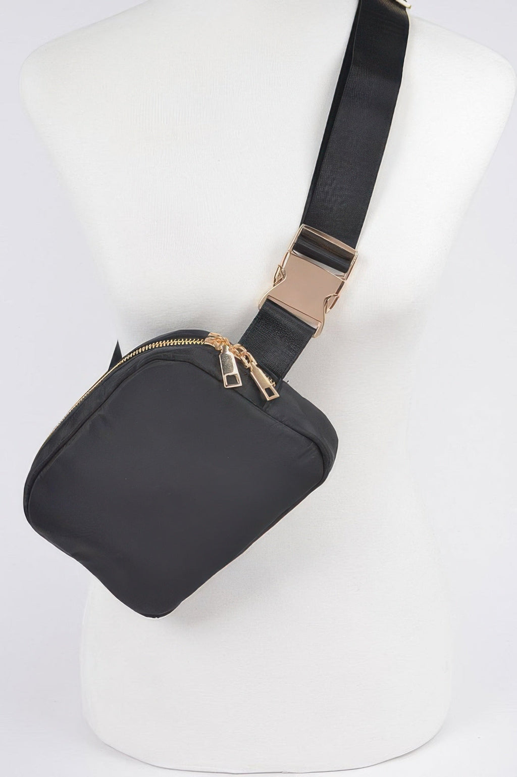 Nylon Zip Fanny Pack