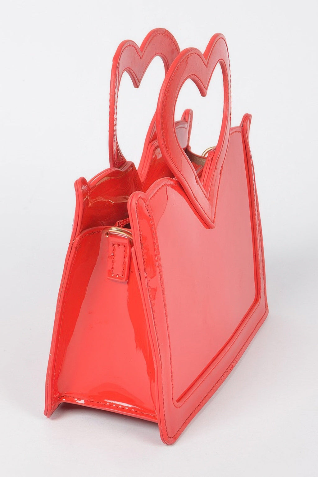 Enamel Top Handle Bag