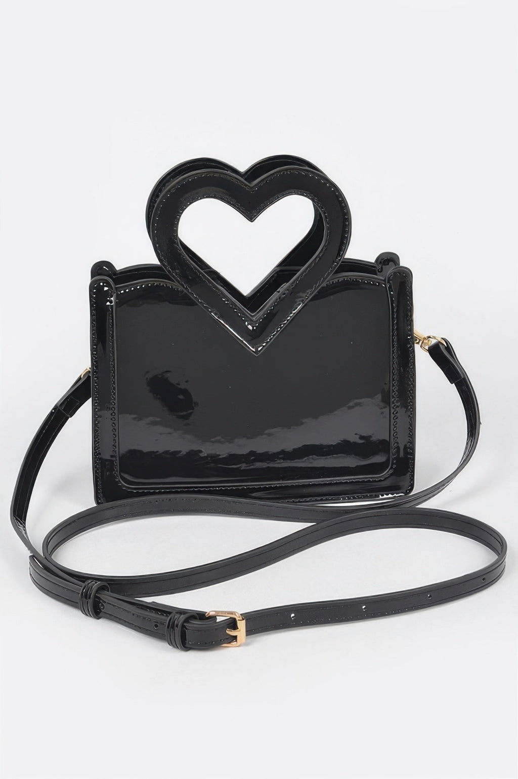 Enamel Top Handle Bag