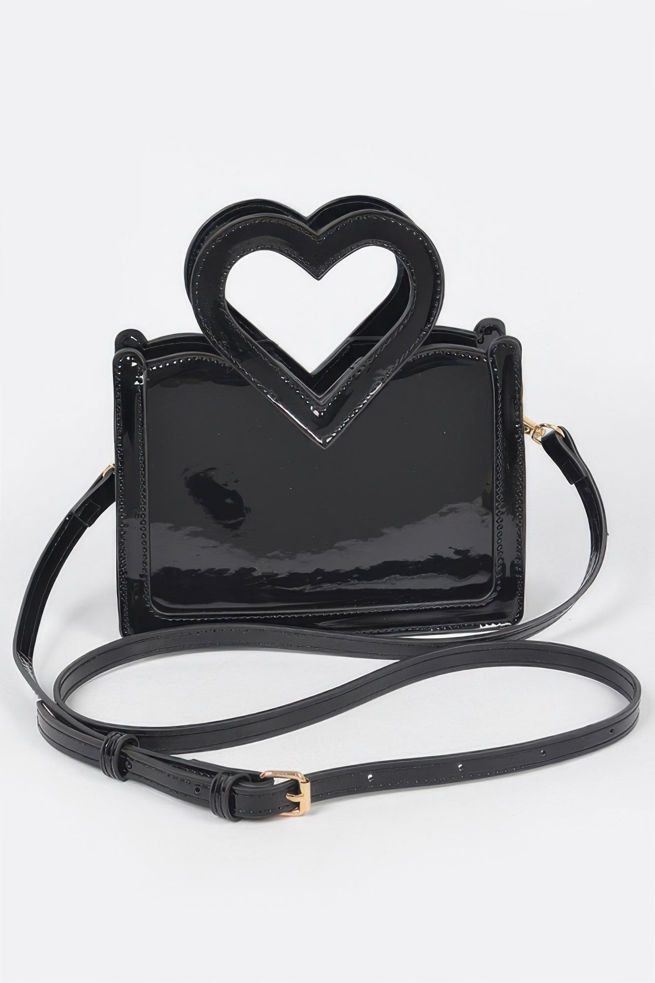 Enamel Top Handle Bag