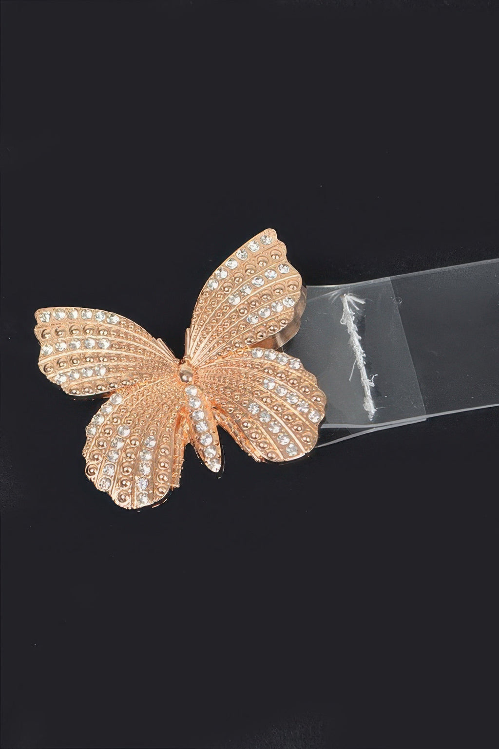 Rhinestone Butterfly Transparent Belt