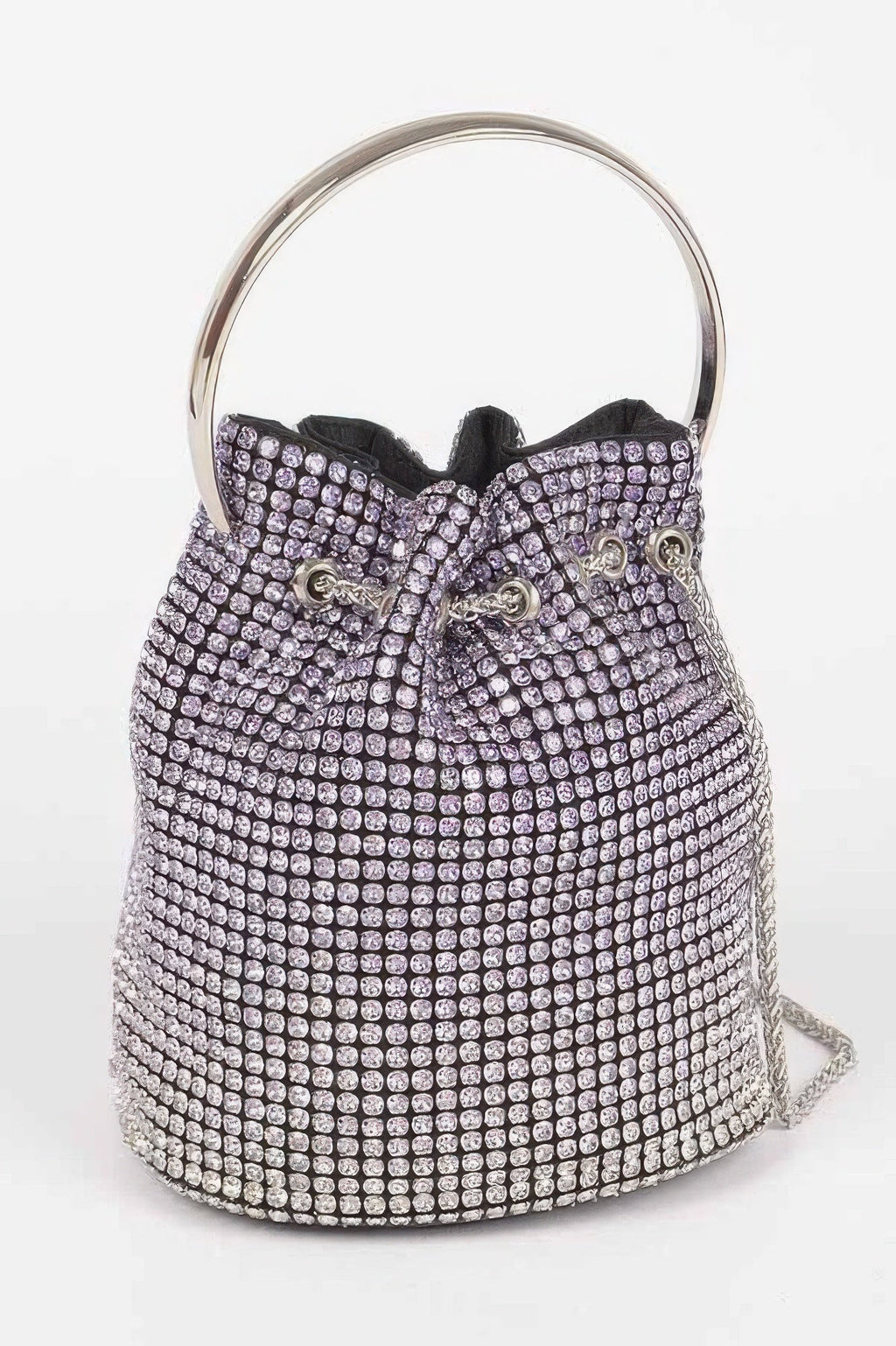Rhinestone Ombre Bucket Bag