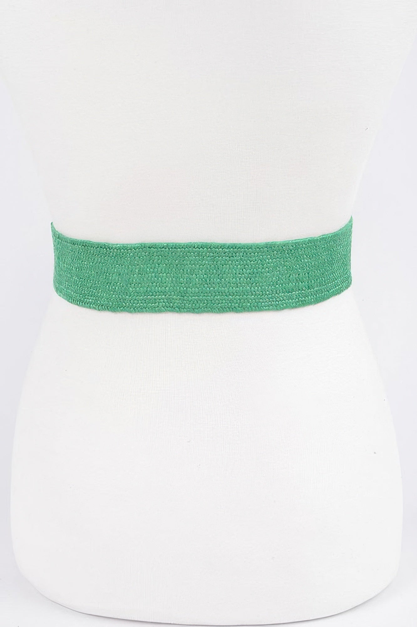 Square Straw Buckle Belt