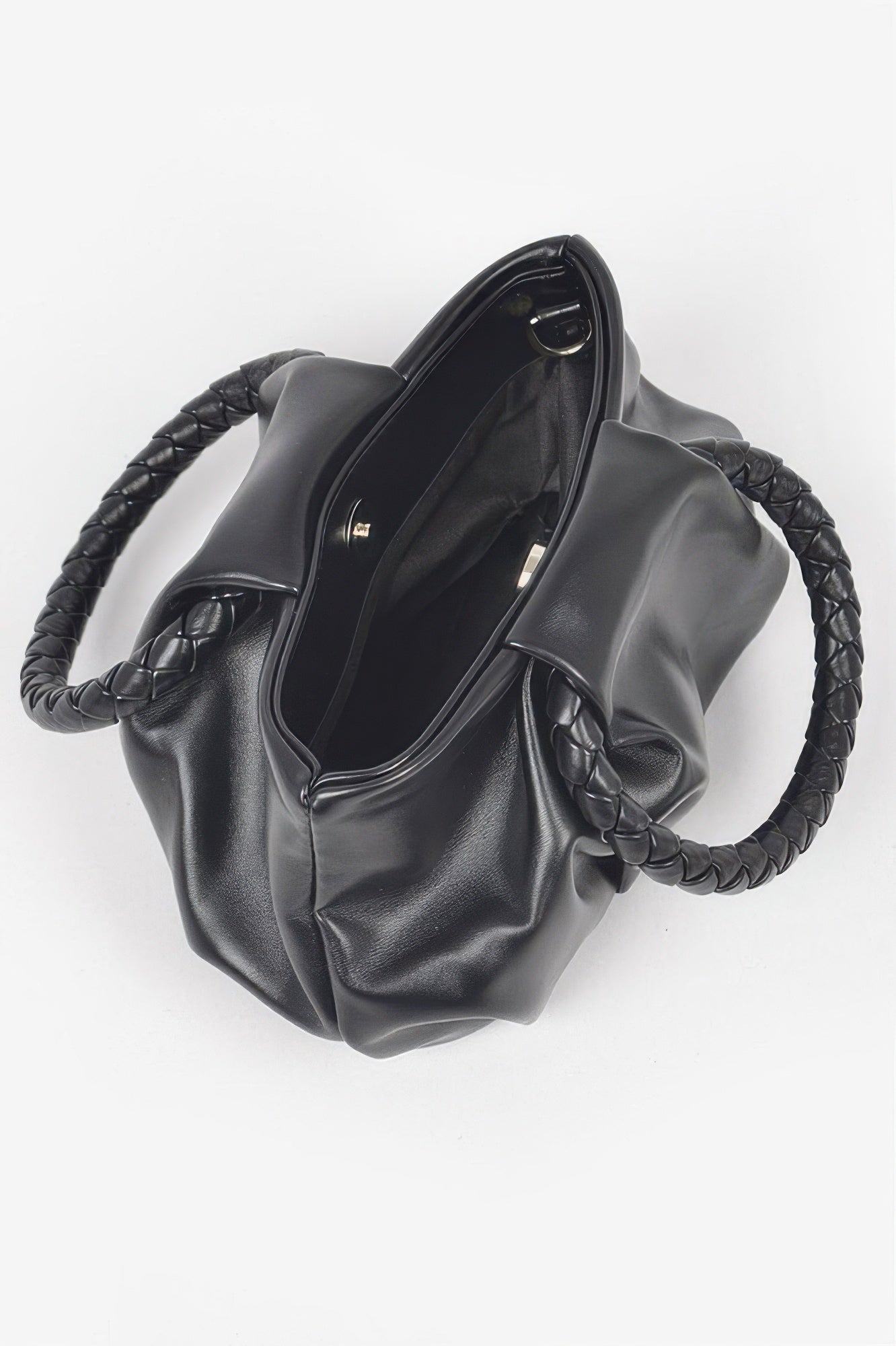 Braided Handle Crossbody Bag