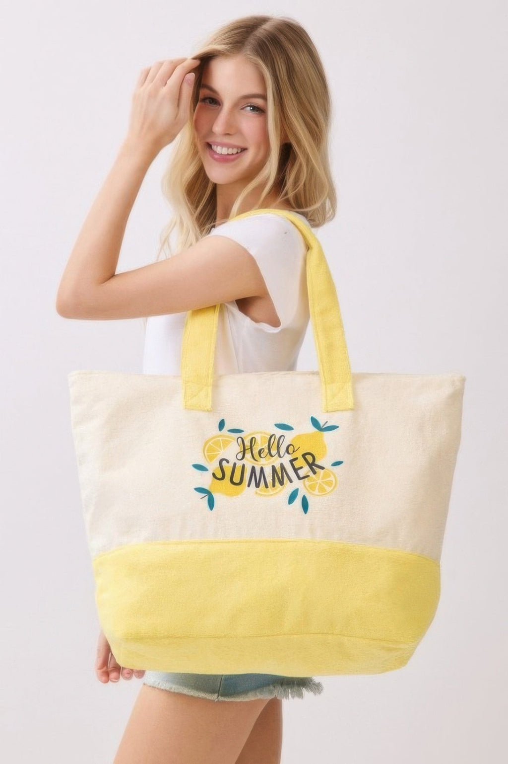 Hello Summer Terry Tote