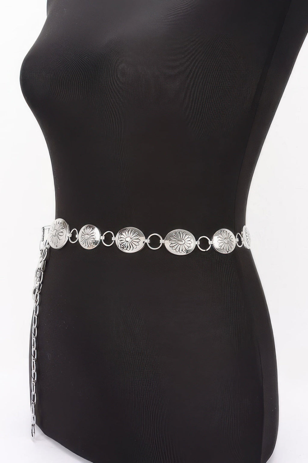 Floral Disc Chain Belt