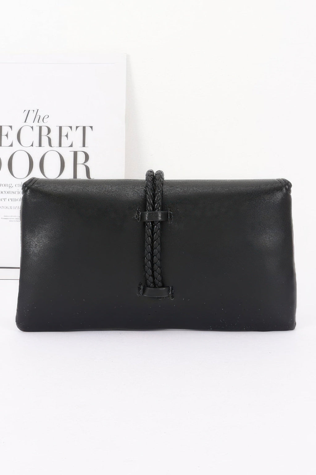 Vegan Leather Envelope Clutch Bag