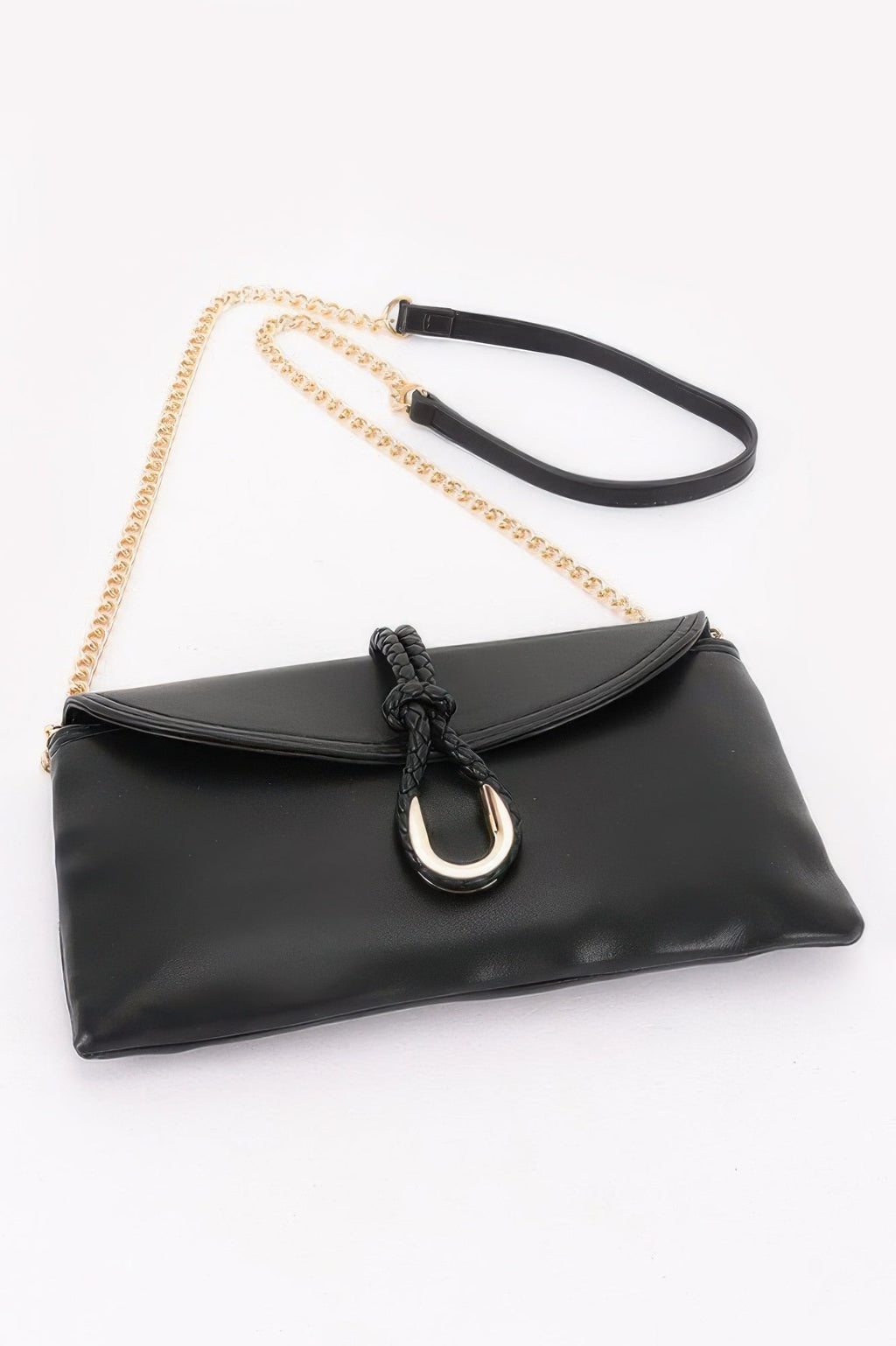 Vegan Leather Envelope Clutch Bag