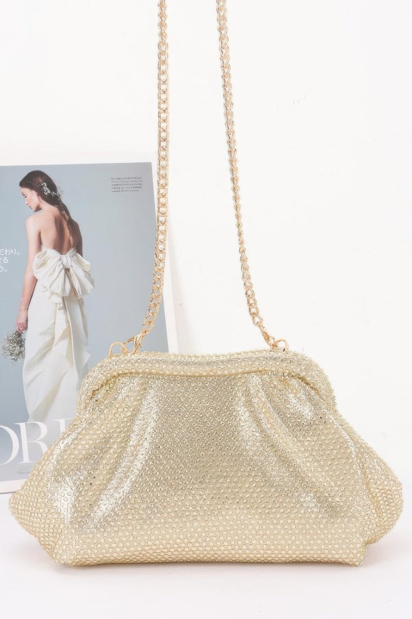 Rhinestone Hot Fix Party Clutch