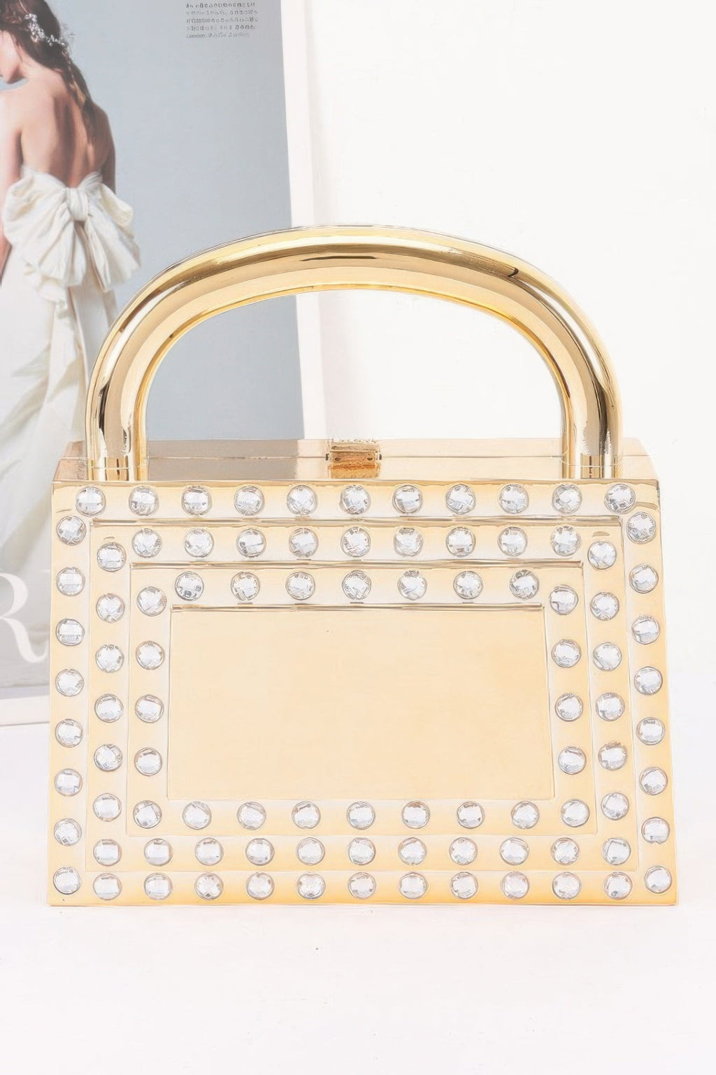 Metallic Acrylic Clutch