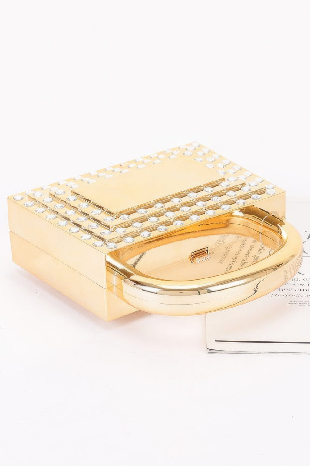 Metallic Acrylic Clutch