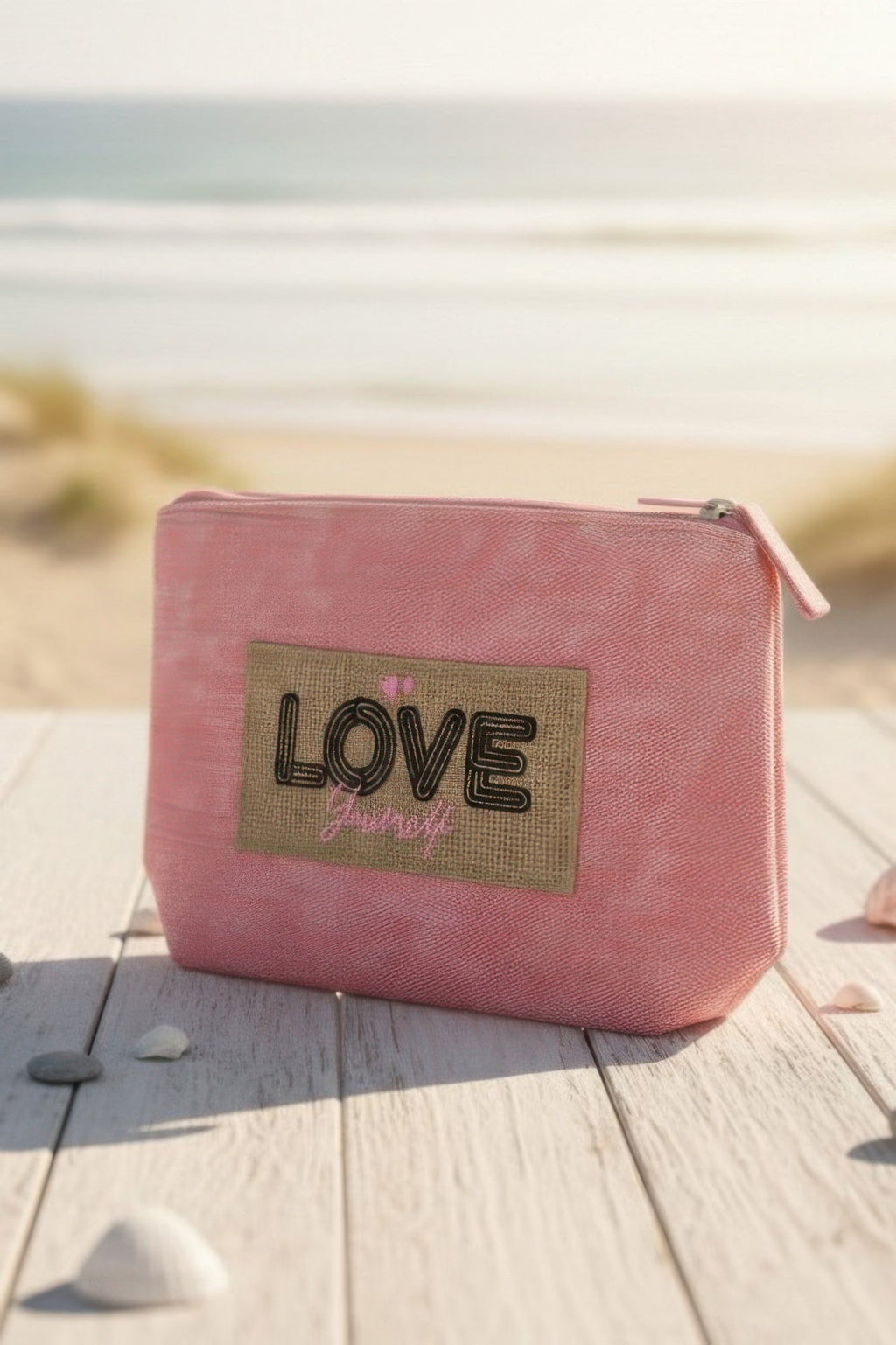 Holiday Patch Vintage Cosmetic Pouch
