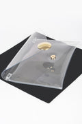 Transparent Metal Buckle Clutch