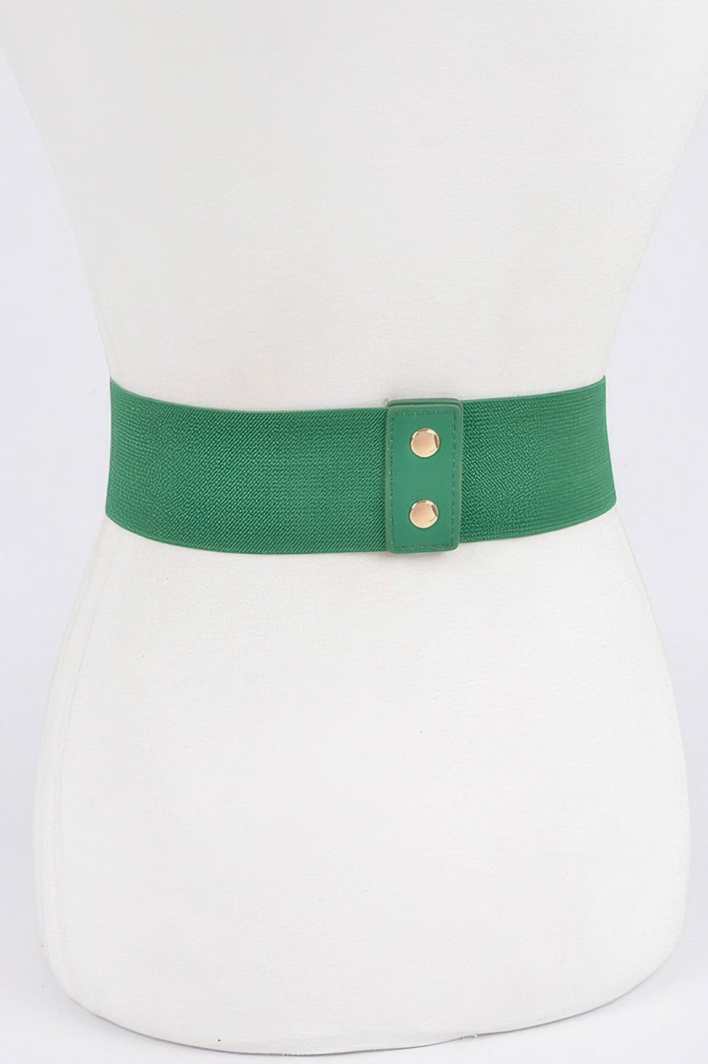 Rhinestone Link Plus Size Elastic Belt