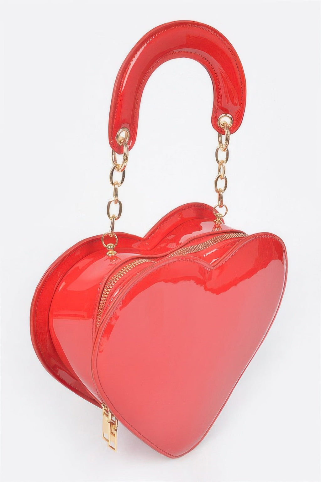 Enamal Heart Shape Crossbody Bag