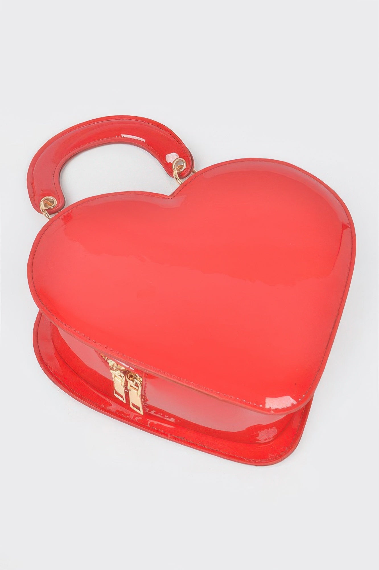 Enamal Heart Shape Crossbody Bag
