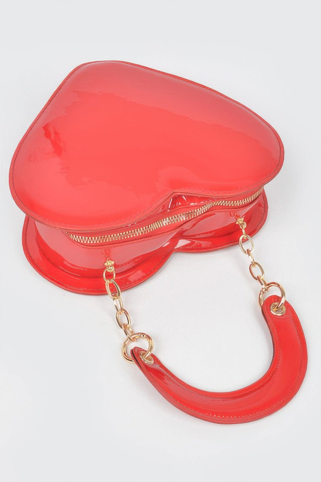 Enamal Heart Shape Crossbody Bag