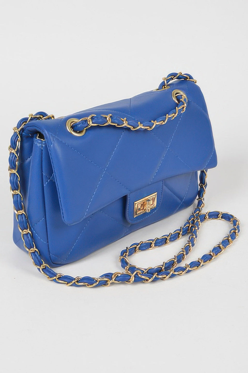 Wide Quilted Shoulder Bag