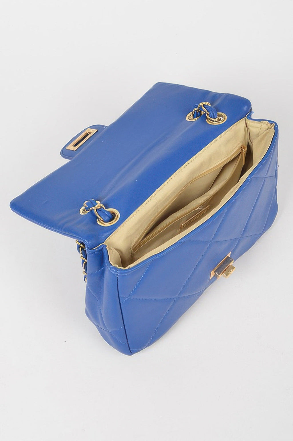 Wide Quilted Shoulder Bag