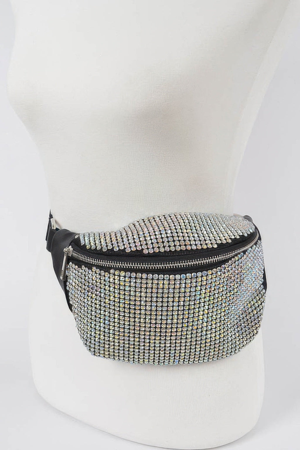 Rhinestone Mesh Fanny Pack