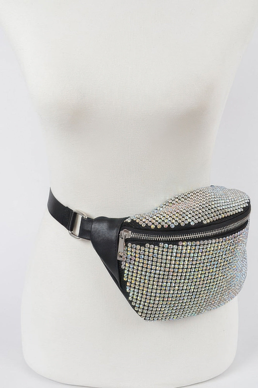 Rhinestone Mesh Fanny Pack