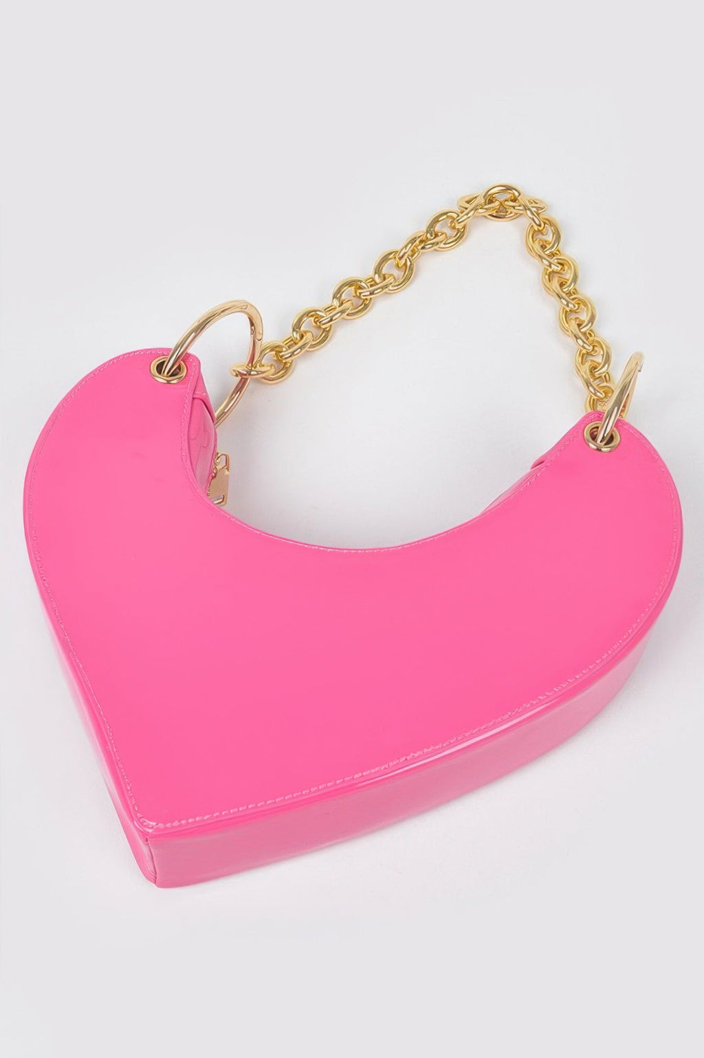 Heart Shape Oversized Handle Clutch