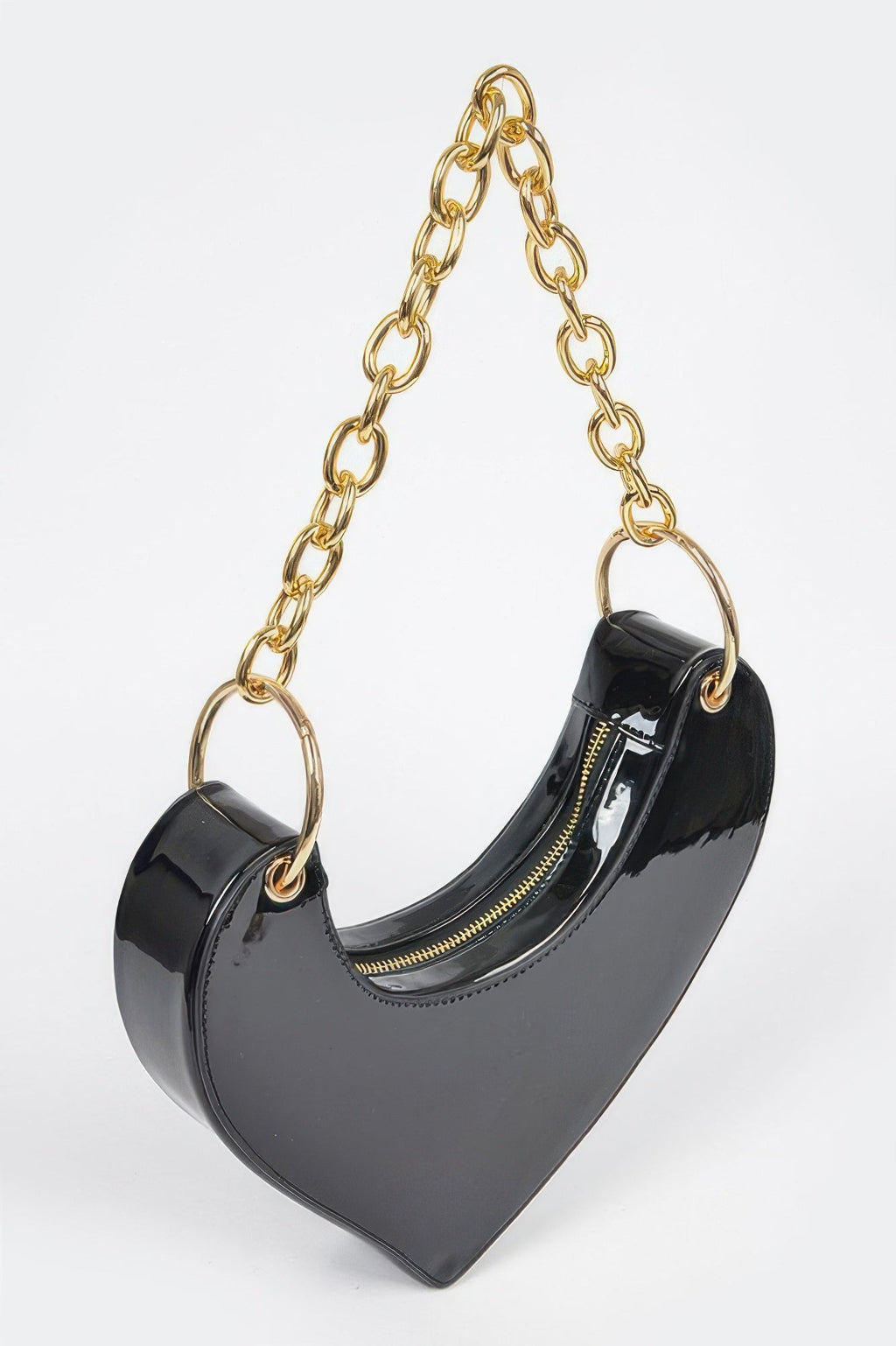 Heart Shape Oversized Handle Clutch