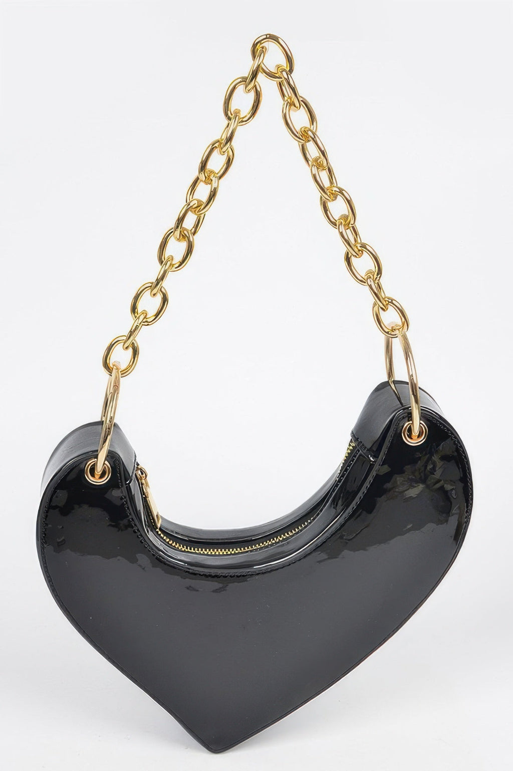 Heart Shape Oversized Handle Clutch