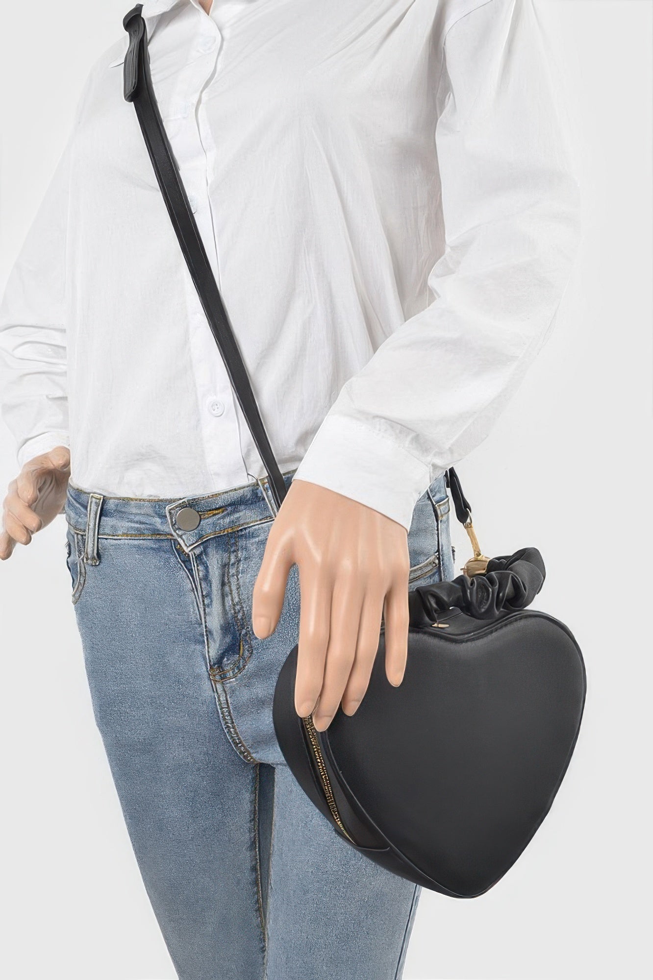 Heart Shape Top Handle Bag