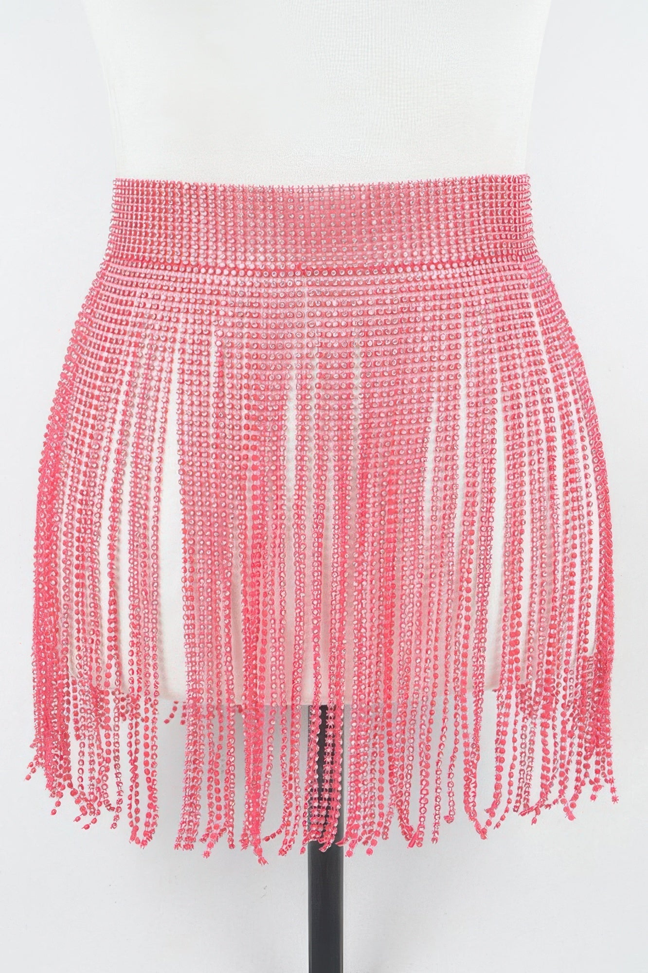 Rhinestone Fringe Belt