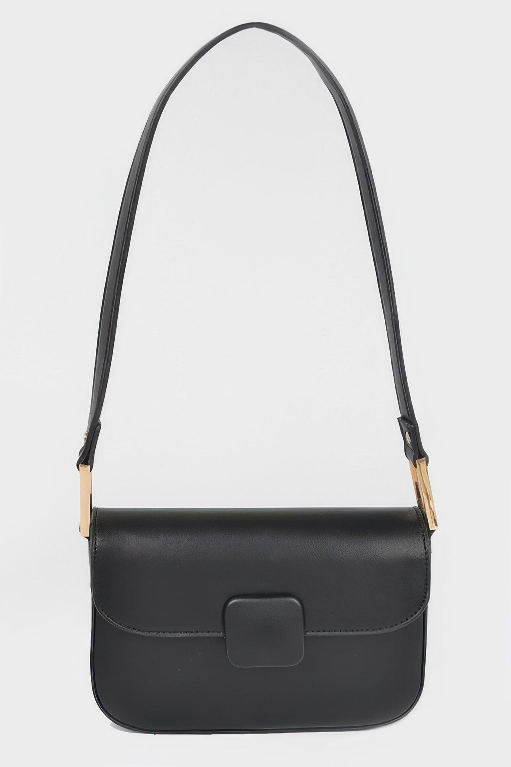 Faux Leather Shoulder Bag