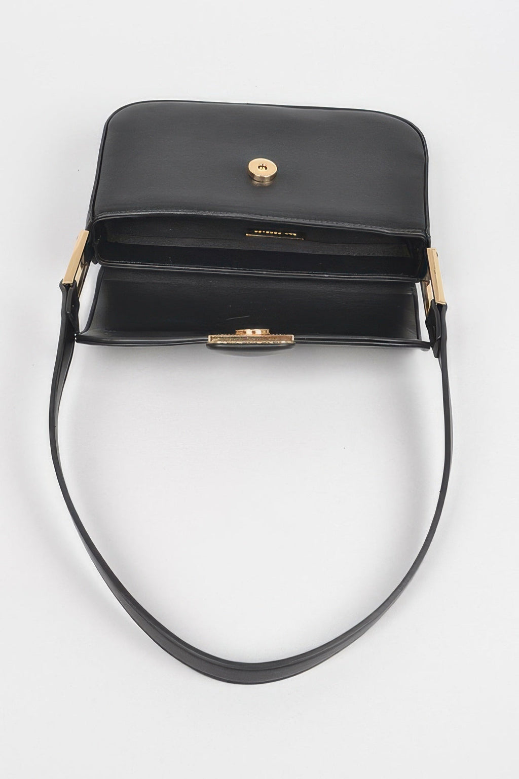 Faux Leather Shoulder Bag