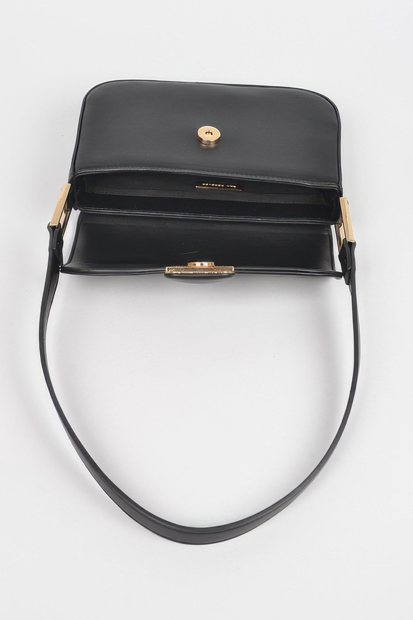 Faux Leather Shoulder Bag
