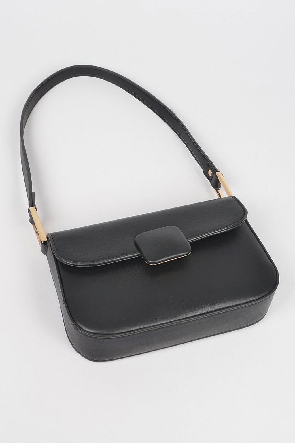 Faux Leather Shoulder Bag