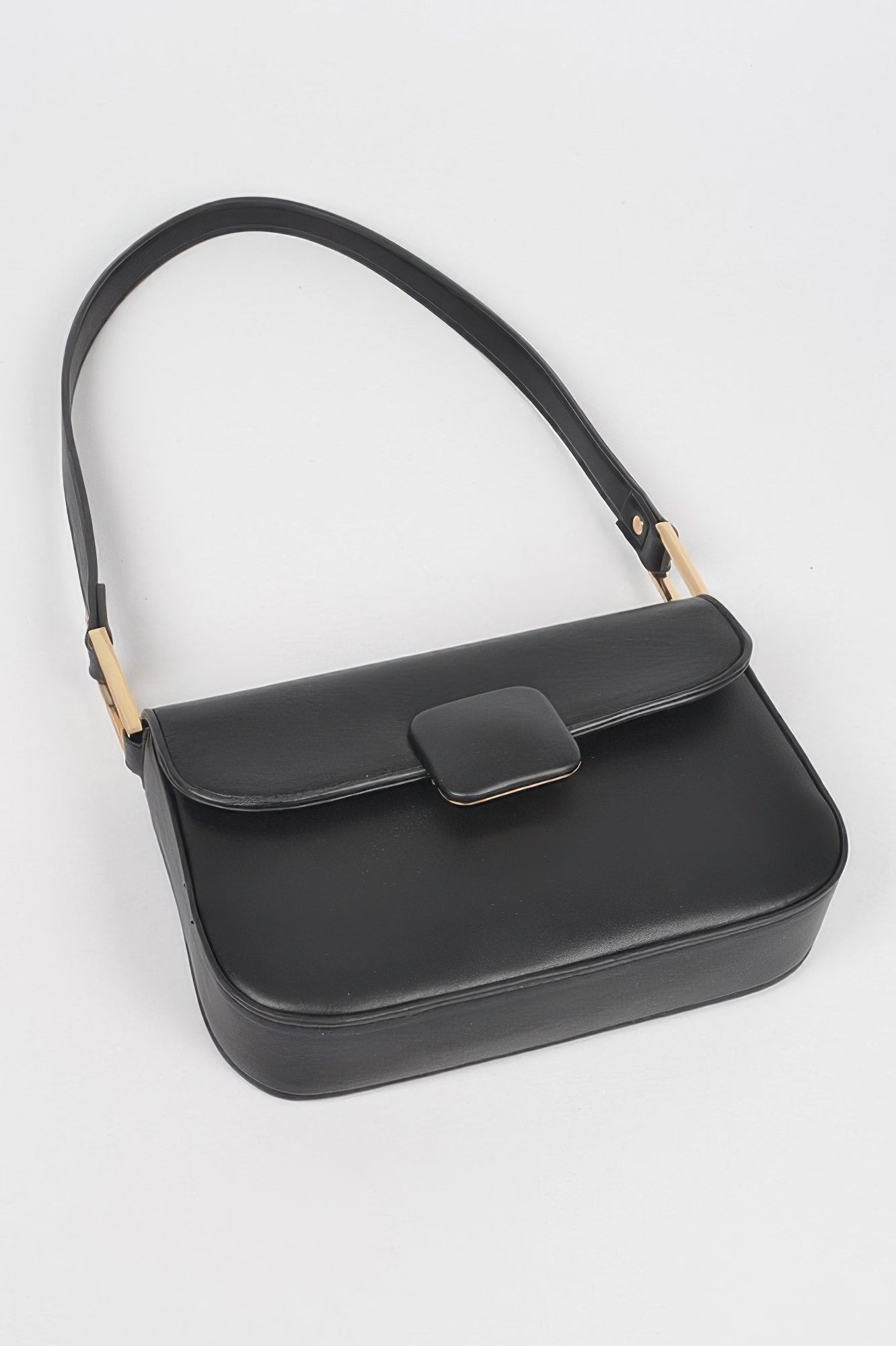 Faux Leather Shoulder Bag
